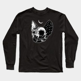 Cat Skull Long Sleeve T-Shirt